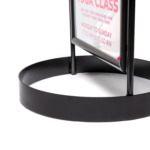 Kundenstopper Elegant Stahl A1