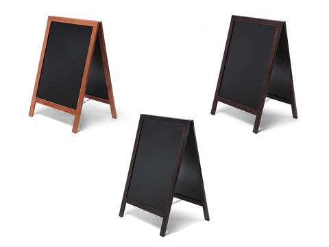 Kundenstopper Tafel Holz Economy