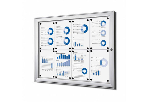 Schaukasten versperrbar für Sportstätten und Sporthallen