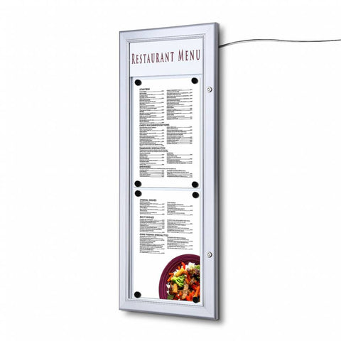 Schaukasten für Speisekarten - bannerama