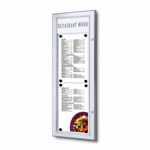Schaukasten für Speisekarten - bannerama