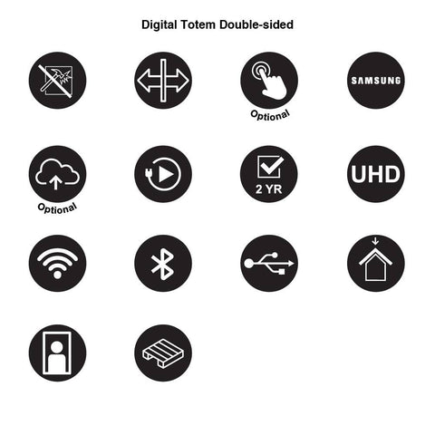 Digital Totem doppelseitig - bannerama 