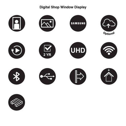 Digitales Schaufenster Display