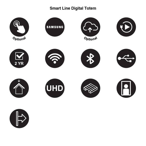 Smart Line Digitale Infostelle / Totem