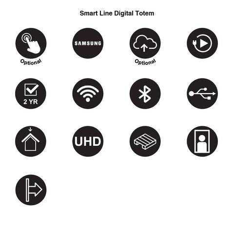 Smart Line Digitale Infostelle / Totem - bannerama 