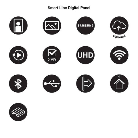 Smart Line Digital Panel 43" Digital Signage Screen - bannerama 