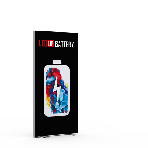 LEDUP mobiler Kederrahmen mit Batterie - bannerama 