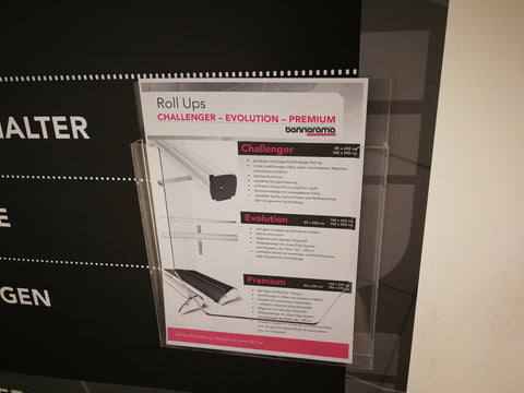 Broschürenhalter mit Magnet - bannerama 