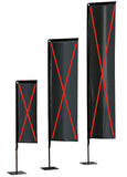 Beachflag Alu Square
