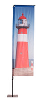 Beachflag Alu Square