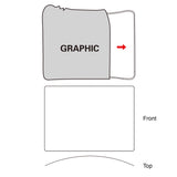 Zippit Wall Curve Druck only, Produktskizze