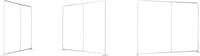 Zipper Wall Straight System inkl. Druck