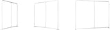 Zipper Wall Straight System inkl. Druck